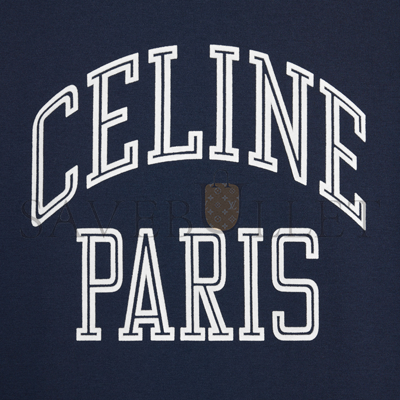 CELINE LONG SLEEVED T-SHIRT IN COTTON JERSEY RX0CC507Z.07OW